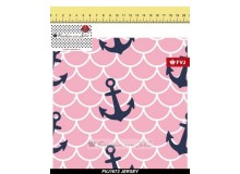 Jersey - Fräulein v. Julie Anker Waben rosa